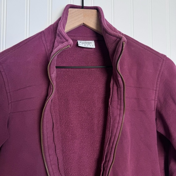 Columbia Benton Springs Purple Full Zip Fleece Sweater Jacket Women’s Size Small - Picture 10 of 15